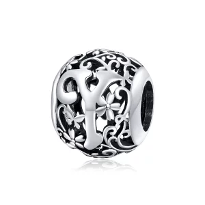 (image pour) Charm Style PANDORA Fleur Lettre Y Ajourés - SCC1444-Y