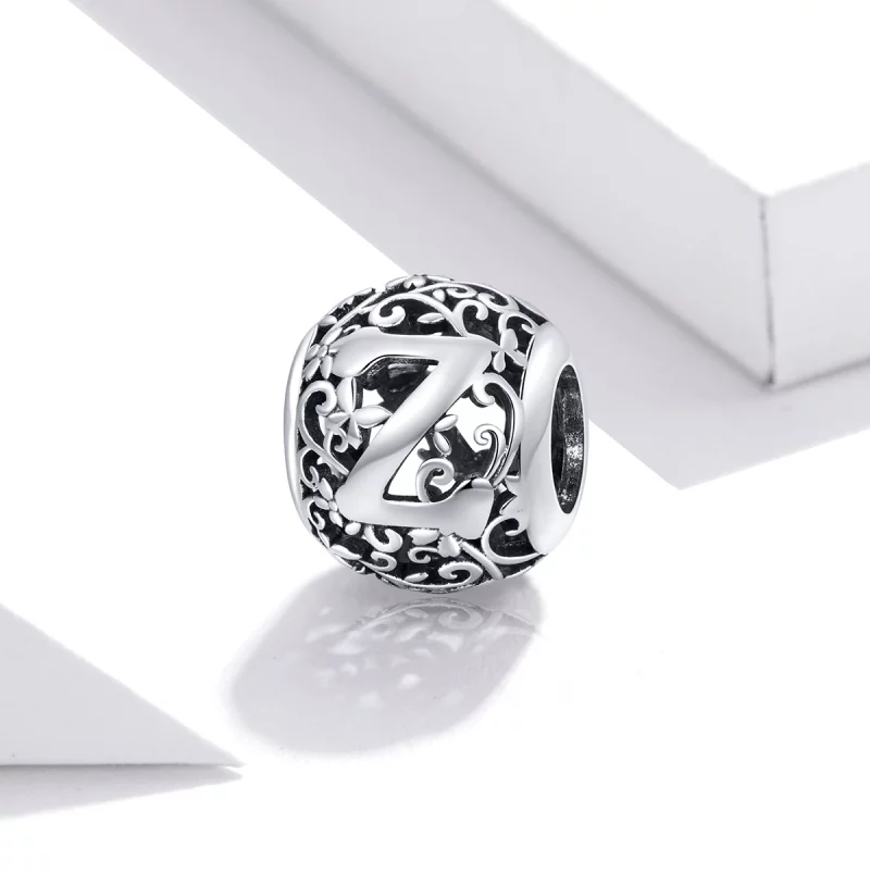 (image pour) Charm Style PANDORA Fleur Lettre Z Ajourés - SCC1444-Z - Afficher 2