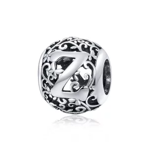 (image pour) Charm Style PANDORA Fleur Lettre Z Ajourés - SCC1444-Z