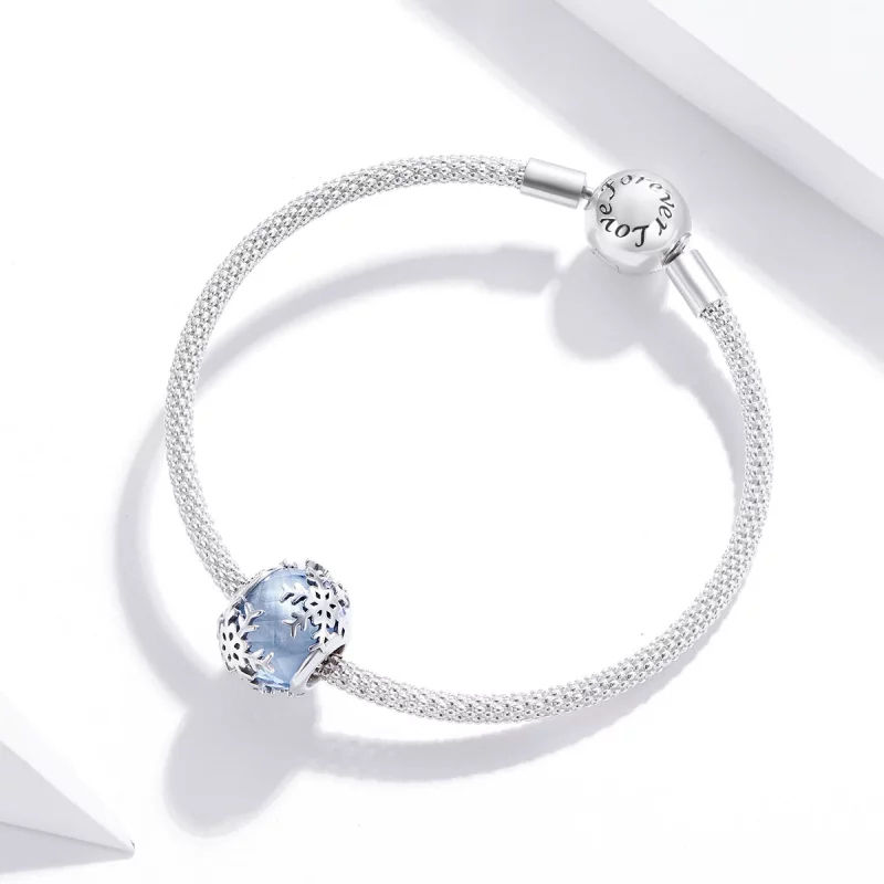 (image pour) Charm Style PANDORA Flocon de neige de cristal - SCC1666 - Afficher 3