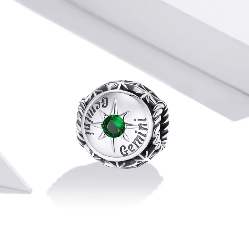 (image pour) Charm Style PANDORA Gémeaux brillants - SCC1725-7 - Afficher 2