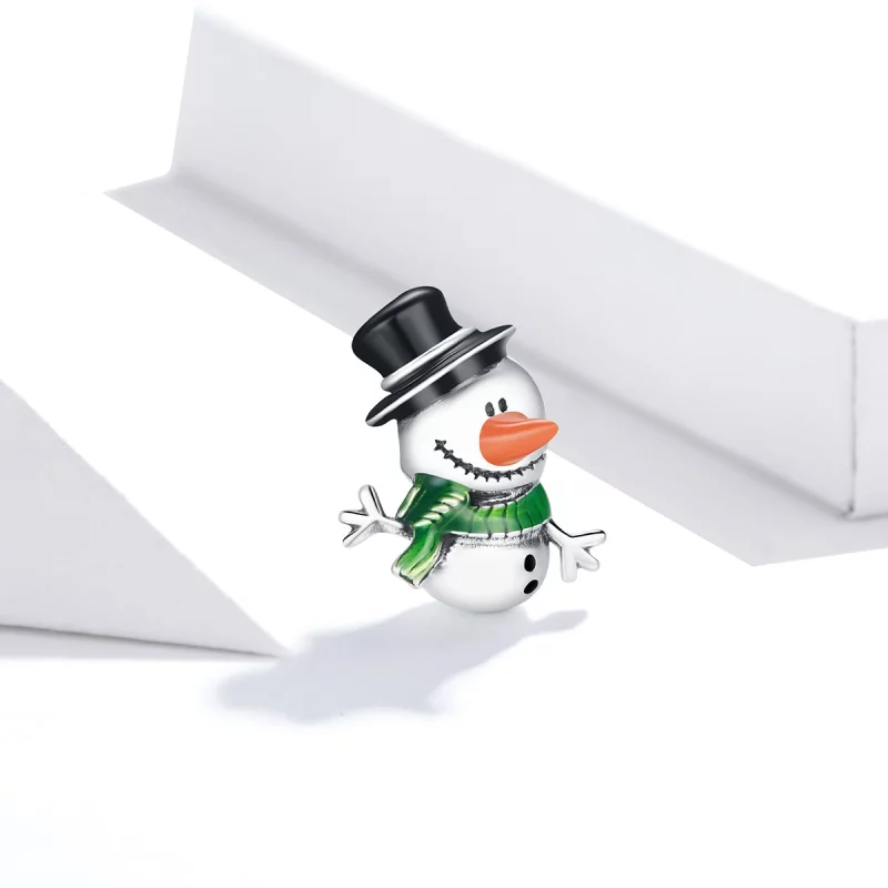 (image pour) Charm Style PANDORA Petit bonhomme de neige - SCC1665 - Afficher 2