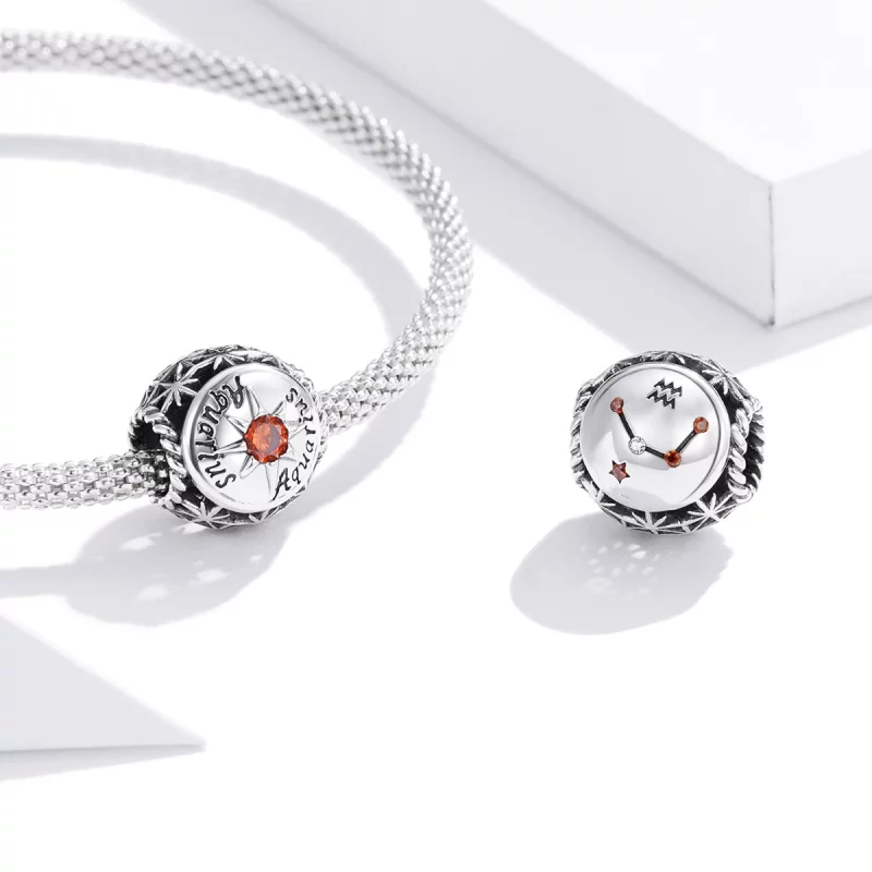 (image pour) Charm Style PANDORA Verseau brillant - SCC1725-11 - Afficher 3