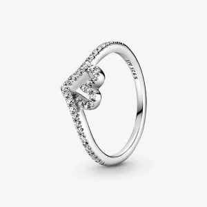 (image pour) Bague PANDORA Cœur Vœu Scintillant - 199302C01