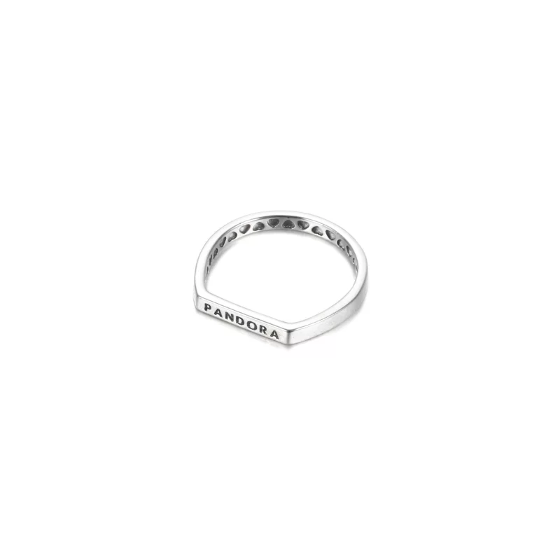 (image pour) Bague PANDORA Empilable Barre Logo - 199048C00 - Afficher 3