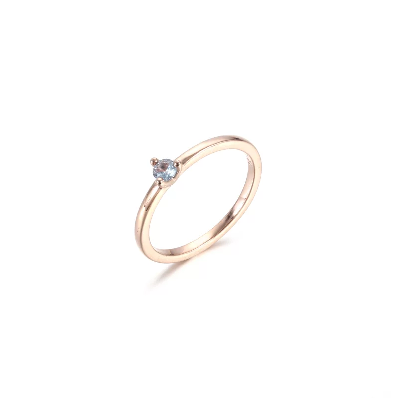 (image pour) Bague PANDORA Solitaire Bleue Claire - 189259C02 - Afficher 7