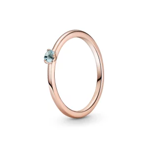 (image pour) Bague PANDORA Solitaire Bleue Claire - 189259C02