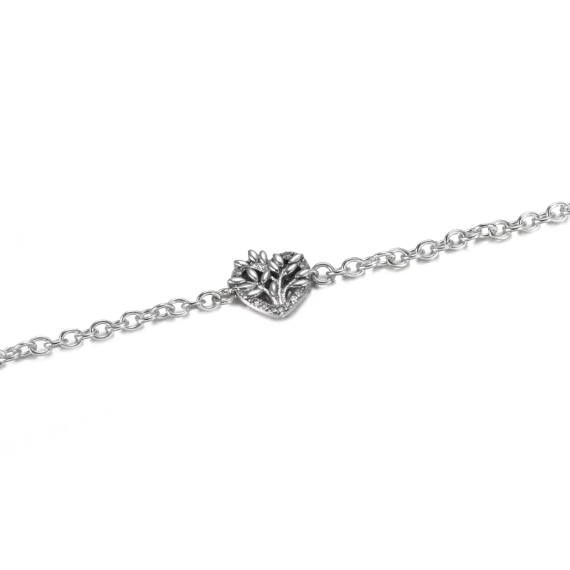(image pour) Bracelet Chaîne PANDORA Arbre De Vie Cœur - 599292C01 - Afficher 2