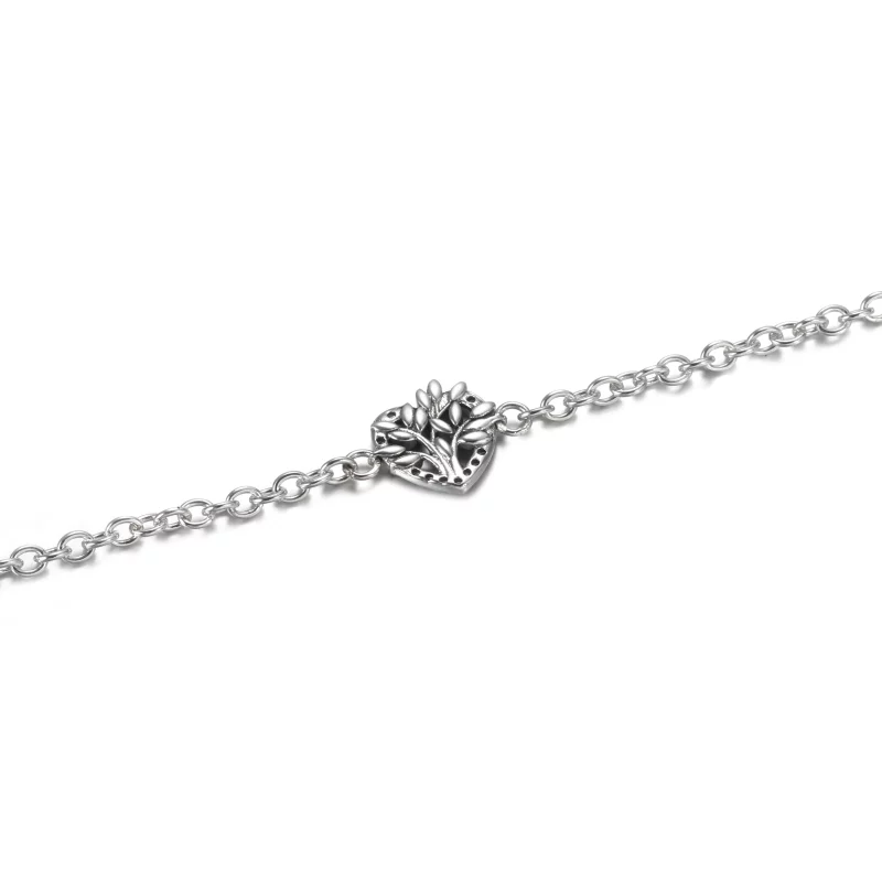 (image pour) Bracelet Chaîne PANDORA Arbre De Vie Cœur - 599292C01 - Afficher 3