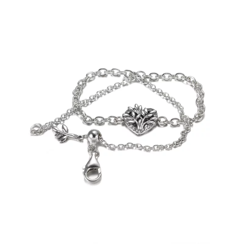 (image pour) Bracelet Chaîne PANDORA Arbre De Vie Cœur - 599292C01 - Afficher 4