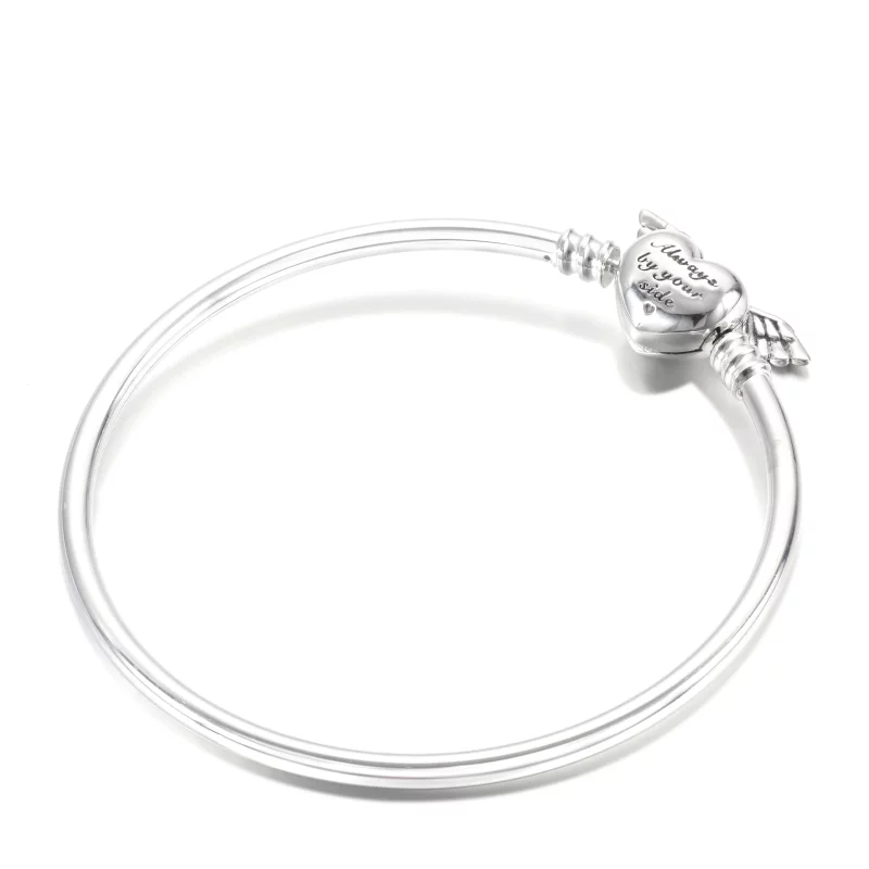 (image pour) Bracelet Jonc Cœur Ailé Pandora Moments - 599379C00 - Afficher 2