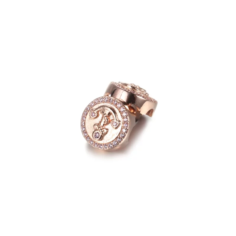 (image pour) Charm Clip PANDORA Ancre rose étincelante - 789019C01 - Afficher 3