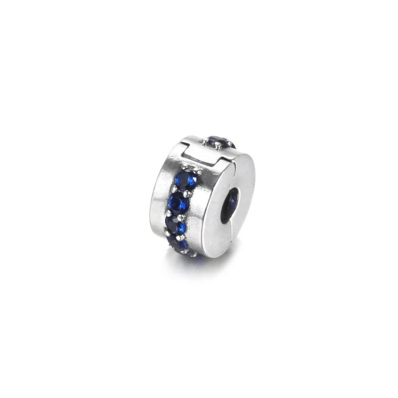 (image pour) Charm Clip PANDORA Éclat Bleu - 791972C01 - Afficher 2