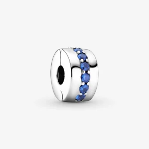 (image pour) Charm Clip PANDORA Éclat Bleu - 791972C01