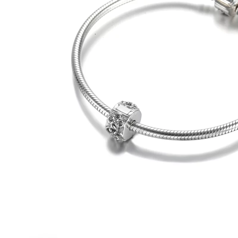 (image pour) Charm Clip PANDORA Motif Floral - 799316C00 - Afficher 5