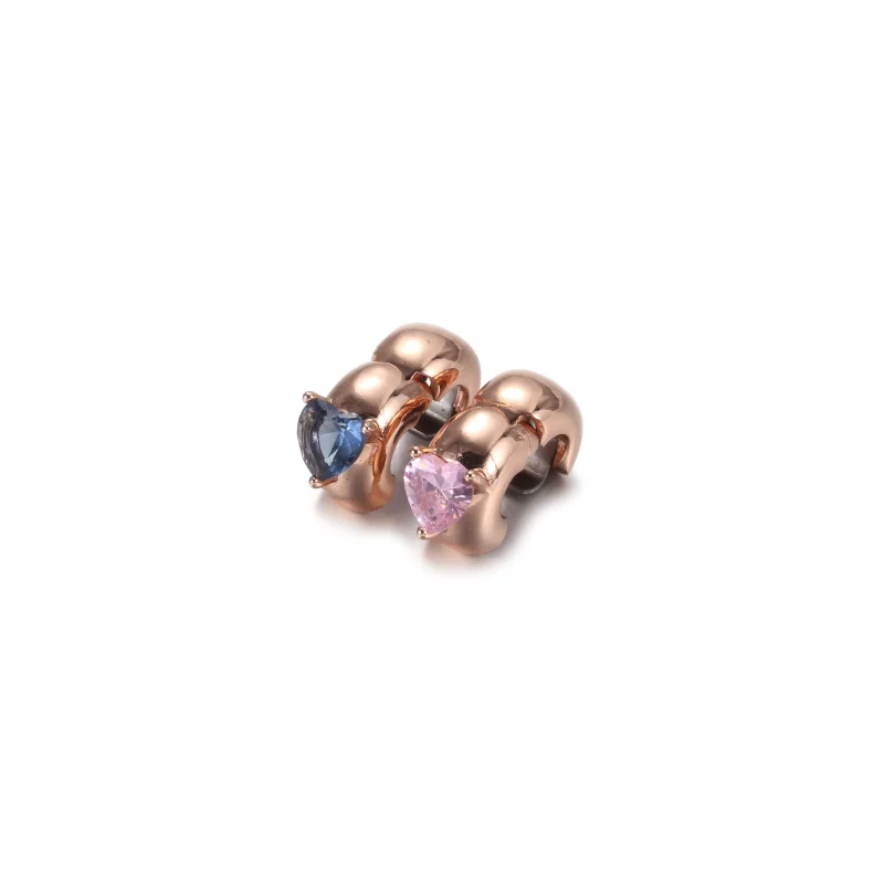 (image pour) Charm Clip PANDORA Solitaire Cœur Bleu - 789203C02 - Afficher 6