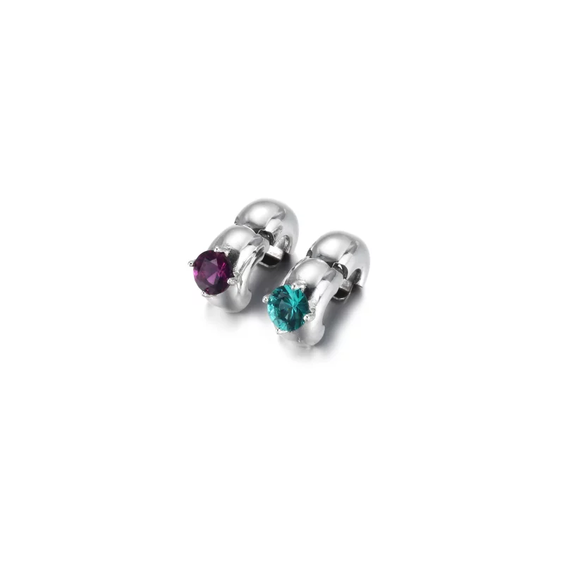 (image pour) Charm Clip PANDORA Solitaire Rond Violet - 799204C02 - Afficher 7