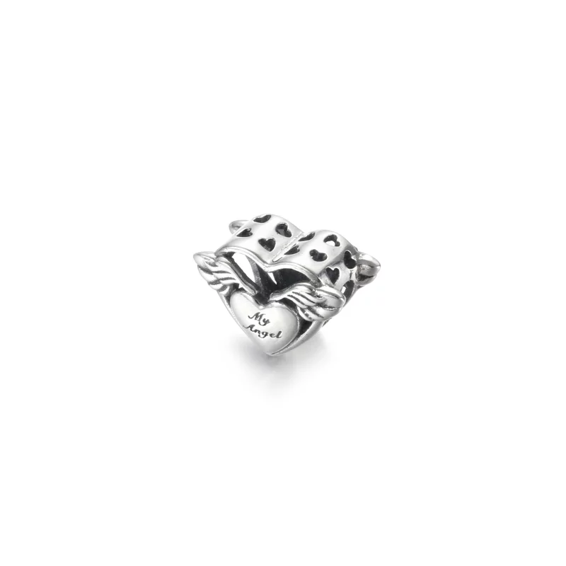 (image pour) Charm PANDORA Ailes d'Ange & Mum (Maman) - 799367C00 - Afficher 2