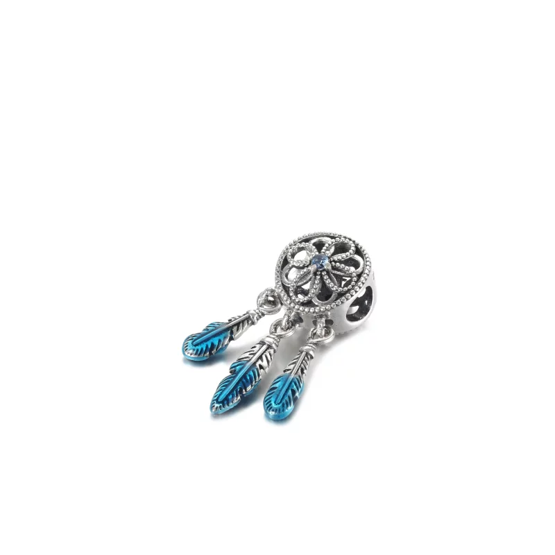 (image pour) Charm PANDORA Attrape-Rêves Bleu - 799341C01 - Afficher 2