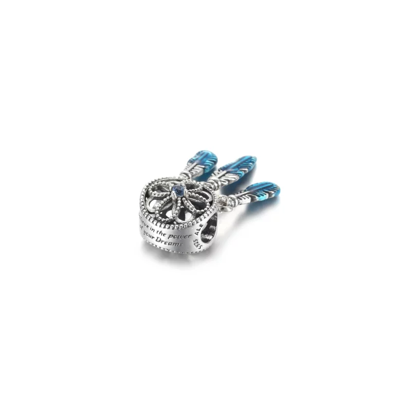 (image pour) Charm PANDORA Attrape-Rêves Bleu - 799341C01 - Afficher 3