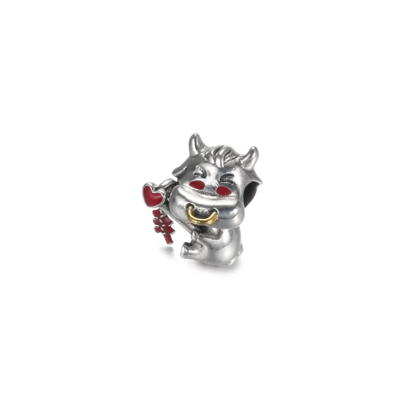 (image pour) Charm PANDORA Boeuf Adorable - 799268C01 - Afficher 2