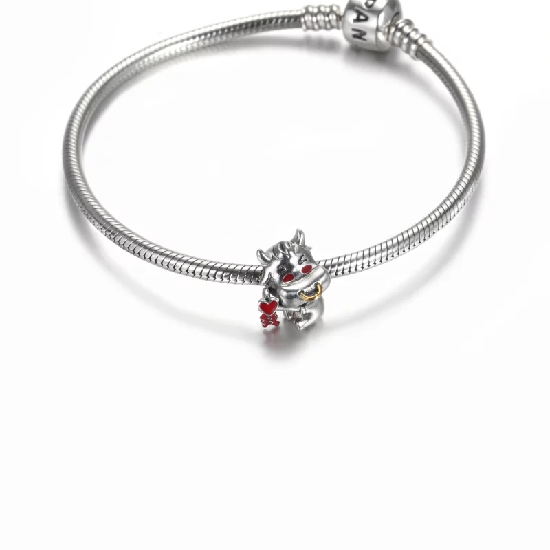 (image pour) Charm PANDORA Boeuf Adorable - 799268C01 - Afficher 5