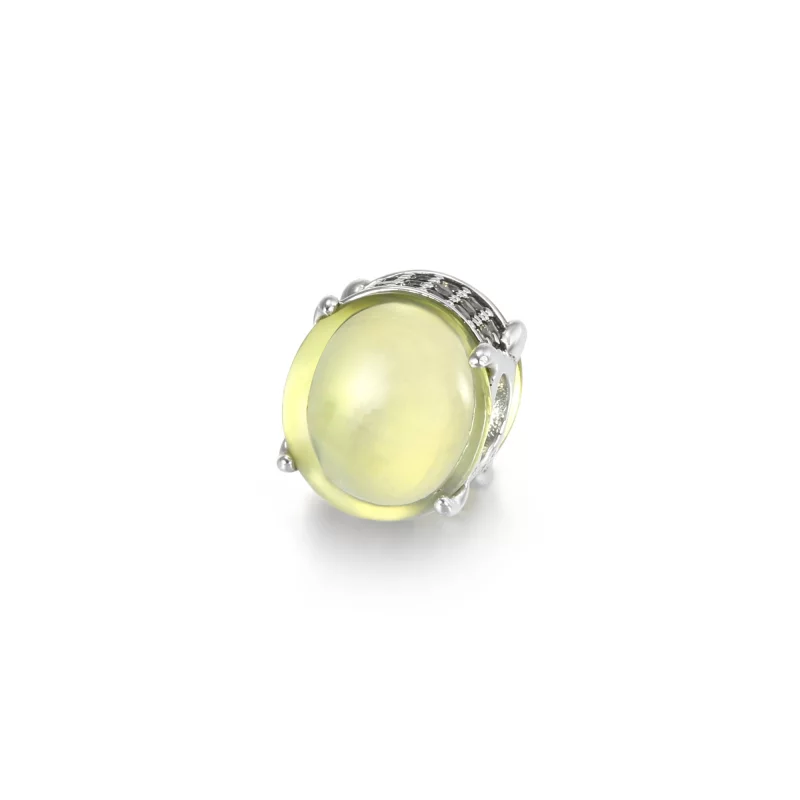 (image pour) Charm PANDORA Cabochon Ovale Vert - 799309C02 - Afficher 2