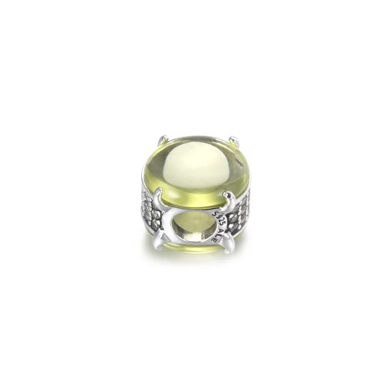 (image pour) Charm PANDORA Cabochon Ovale Vert - 799309C02 - Afficher 4