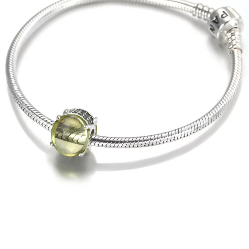 (image pour) Charm PANDORA Cabochon Ovale Vert - 799309C02 - Afficher 5