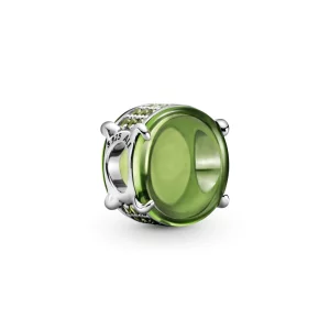 (image pour) Charm PANDORA Cabochon Ovale Vert - 799309C02