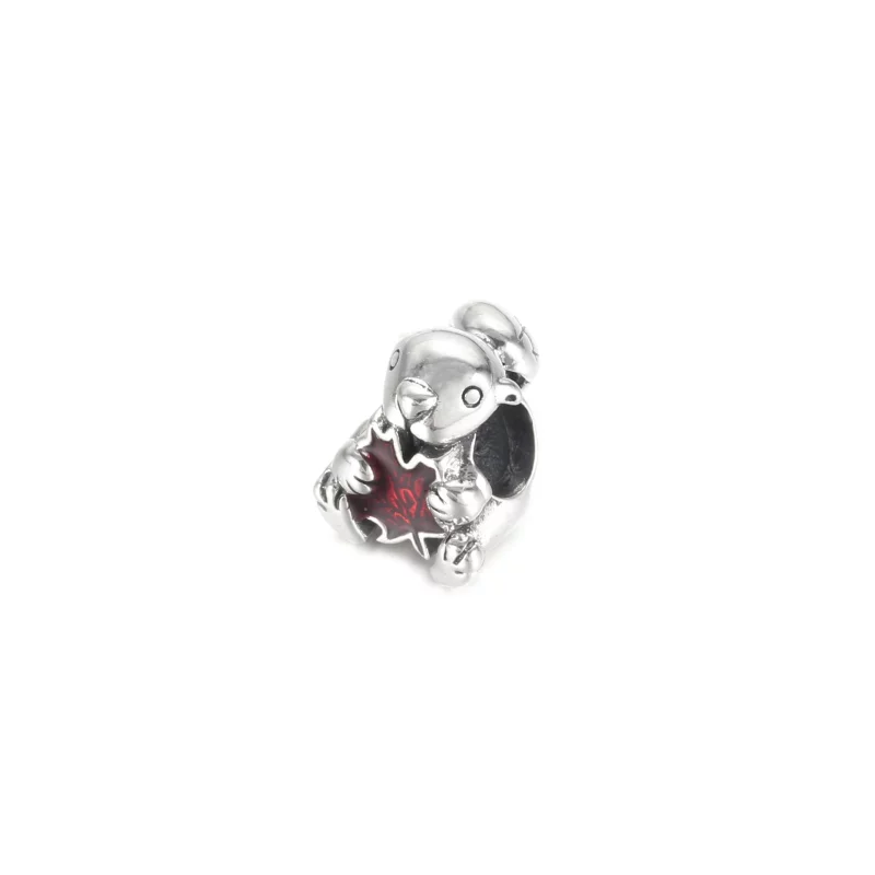(image pour) Charm PANDORA Castor Feuille Derable Du Canada - 799394C01 - Afficher 2