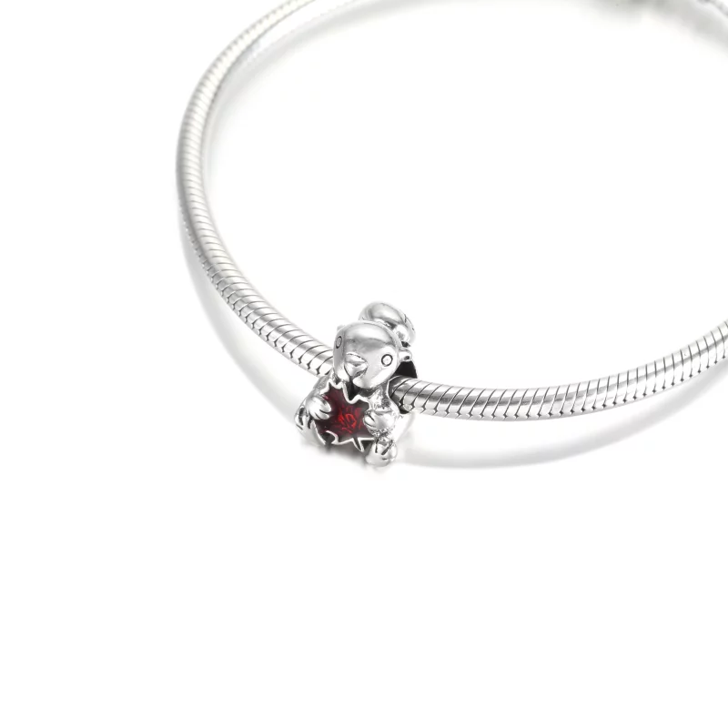 (image pour) Charm PANDORA Castor Feuille Derable Du Canada - 799394C01 - Afficher 5