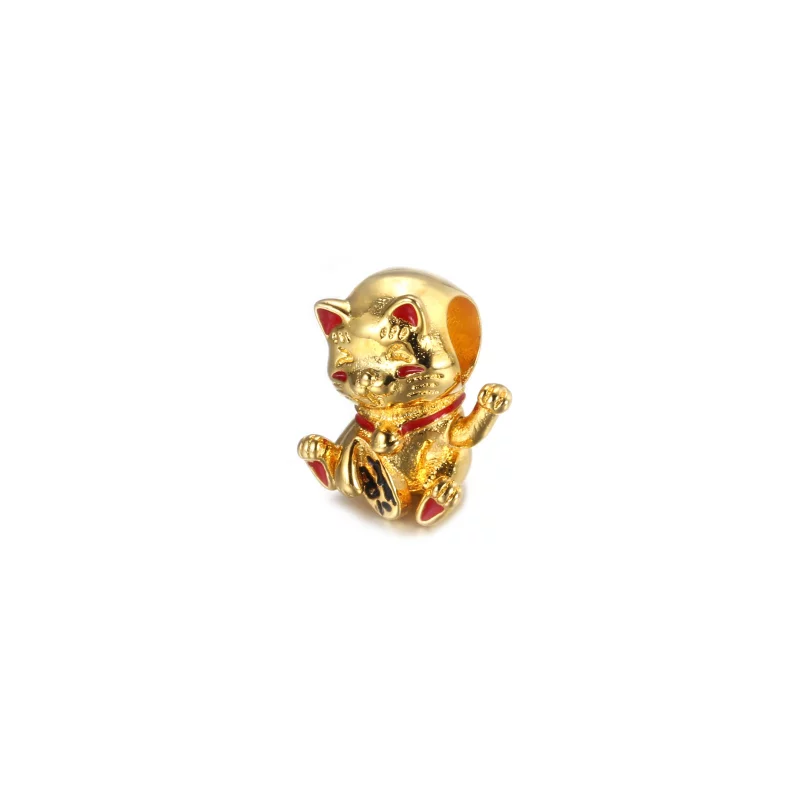 (image pour) Charm PANDORA Chat Porte-Bonheur Adorable - 769271C01 - Afficher 2