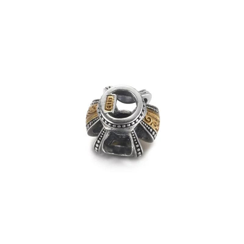 (image pour) Charm PANDORA Couronne Royale Bicolore - 799340C00 - Afficher 4