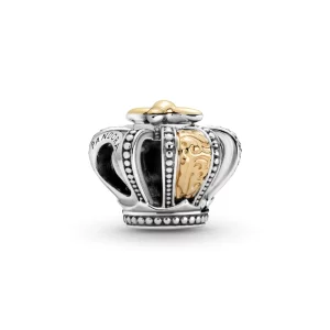 (image pour) Charm PANDORA Couronne Royale Bicolore - 799340C00