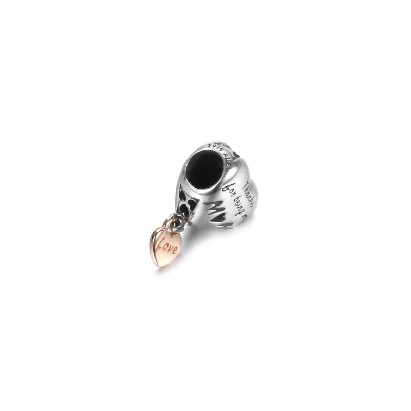 (image pour) Charm PANDORA Cœur de Maman Rose - 788830C00 - Afficher 4
