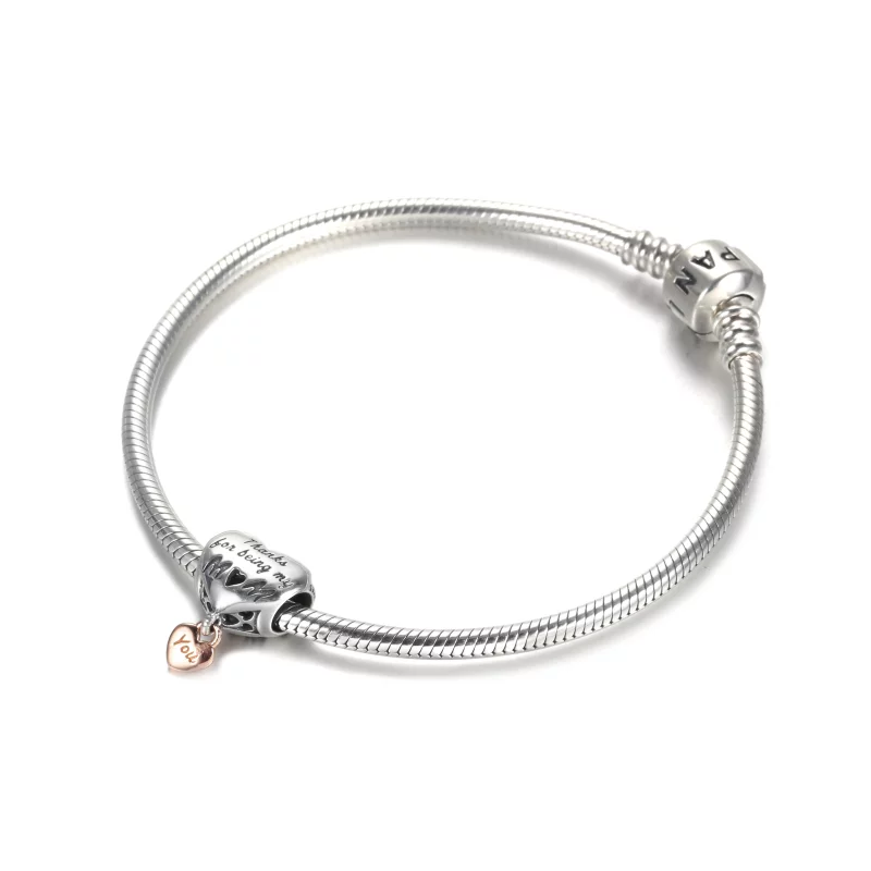 (image pour) Charm PANDORA Cœur de Maman Rose - 788830C00 - Afficher 5