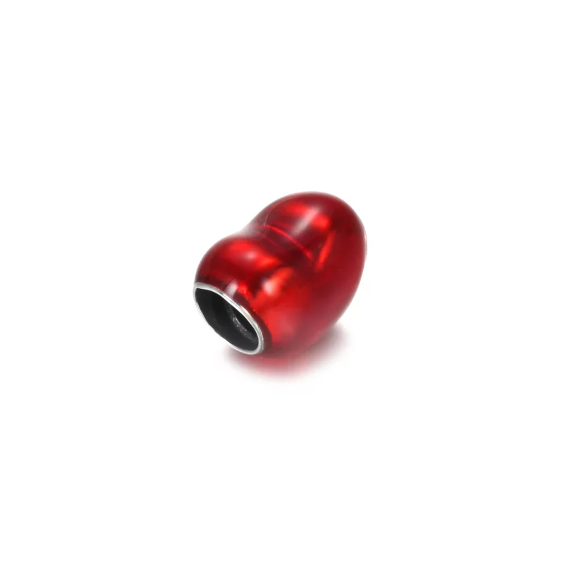 (image pour) Charm PANDORA Cœur Rouge Métallique - 799291C02 - Afficher 4