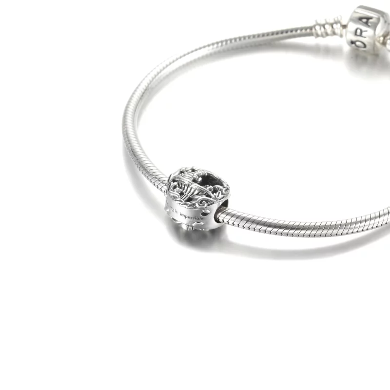 (image pour) Charm PANDORA Disney Alice au Pays des Merveilles, Chat du Cheshire & Chenille A - Afficher 6