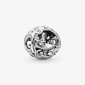 (image pour) Charm PANDORA Disney Alice au Pays des Merveilles, Chat du Cheshire & Chenille Absolem - 799361C00