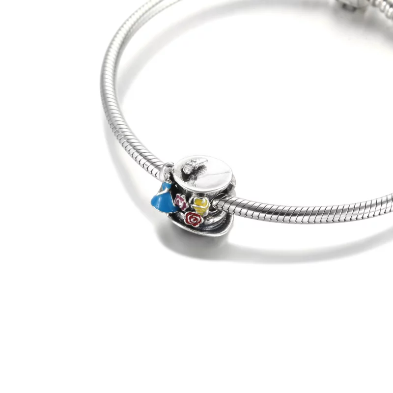 (image pour) Charm PANDORA Disney Alice au Pays des Merveilles & Thé du Chapelier Fou - 79934 - Afficher 5