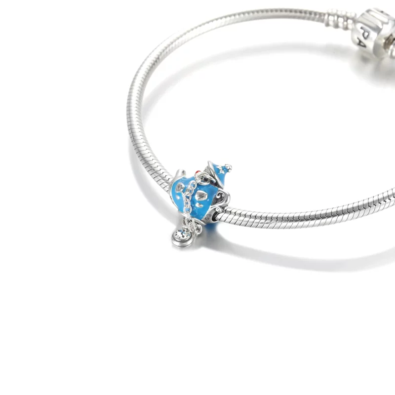 (image pour) Charm PANDORA Disney Alice au Pays des Merveilles, Théière Fête de Non-Anniversa - Afficher 6