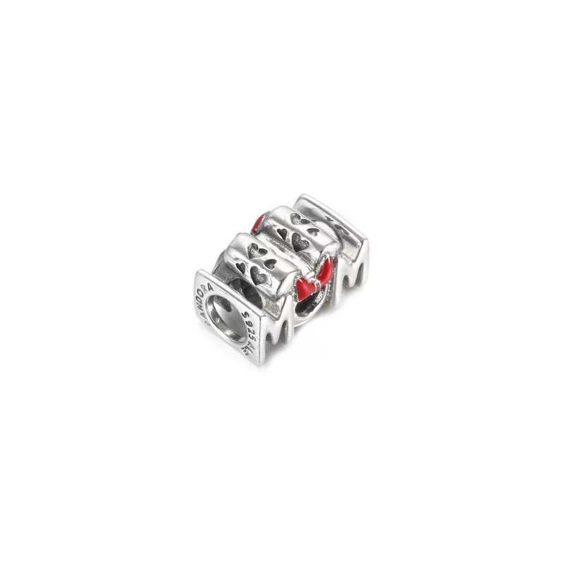 (image pour) Charm PANDORA Disney Minnie Nœud & Mum (Maman) - 799363C01 - Afficher 3