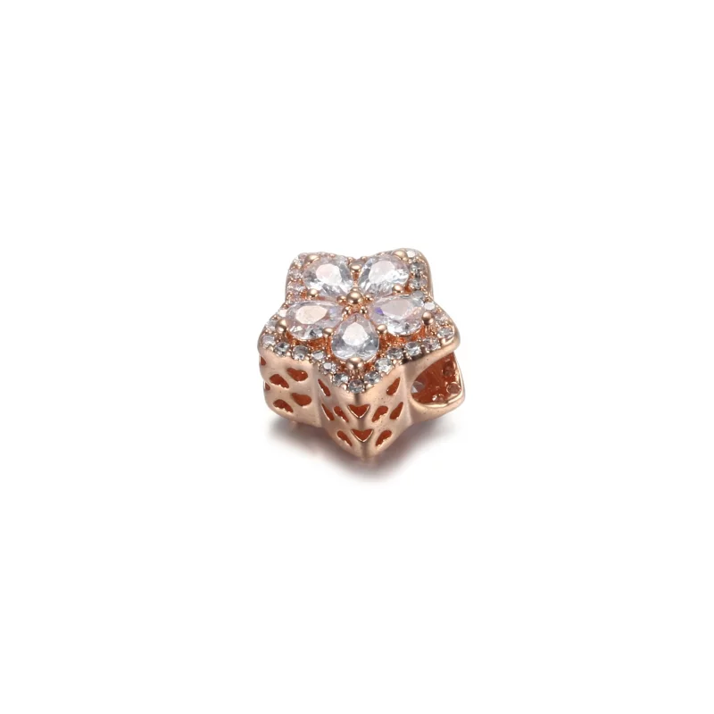 (image pour) Charm PANDORA Pavé Flocon de Neige Scintillant - 789224C01 - Afficher 3