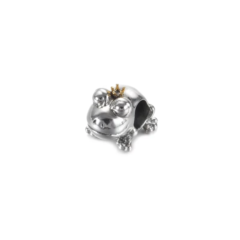 (image pour) Charm PANDORA Prince Grenouille Bicolore - 799342C00 - Afficher 2