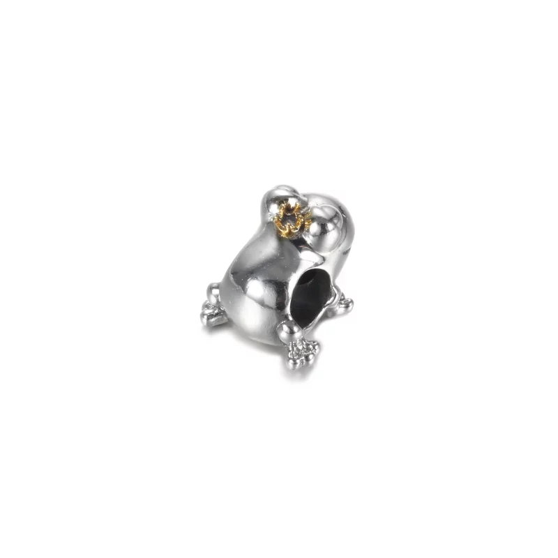 (image pour) Charm PANDORA Prince Grenouille Bicolore - 799342C00 - Afficher 3