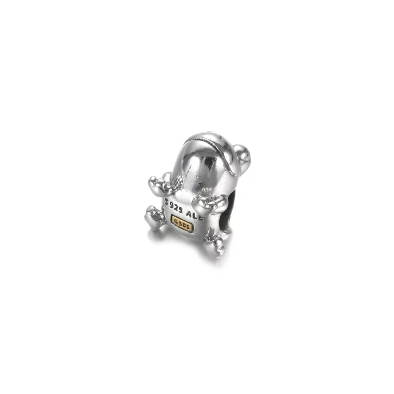 (image pour) Charm PANDORA Prince Grenouille Bicolore - 799342C00 - Afficher 4