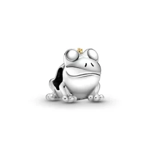 (image pour) Charm PANDORA Prince Grenouille Bicolore - 799342C00