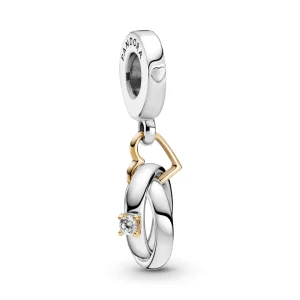 (image pour) Charm Pendant PANDORA Alliances Bicolore - 799319C01