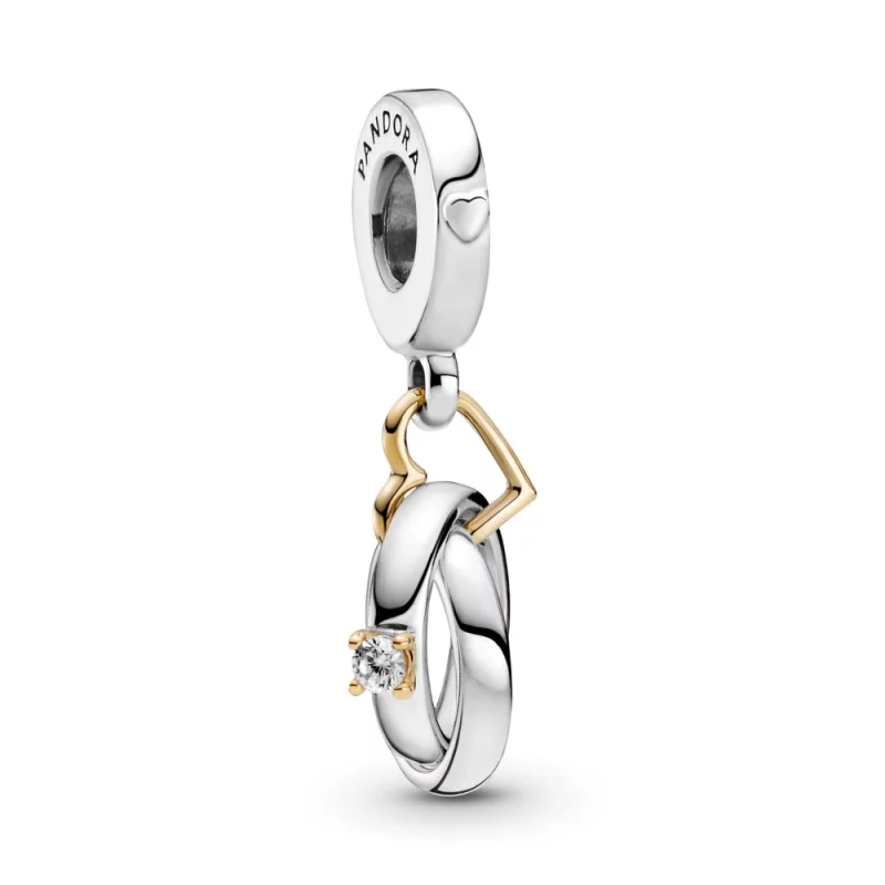 (image pour) Charm Pendant PANDORA Alliances Bicolore - 799319C01